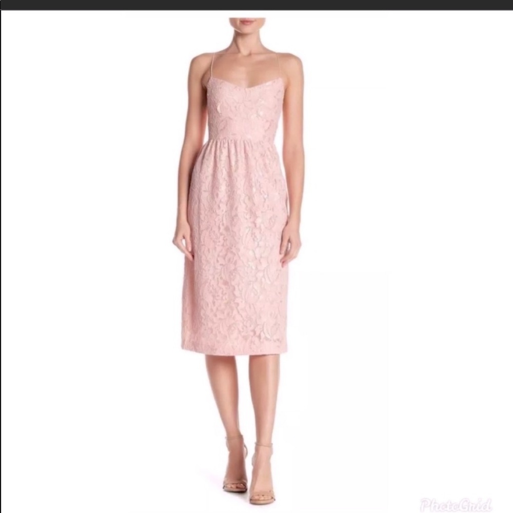 Cynthia Steffe Lace Midi Dress